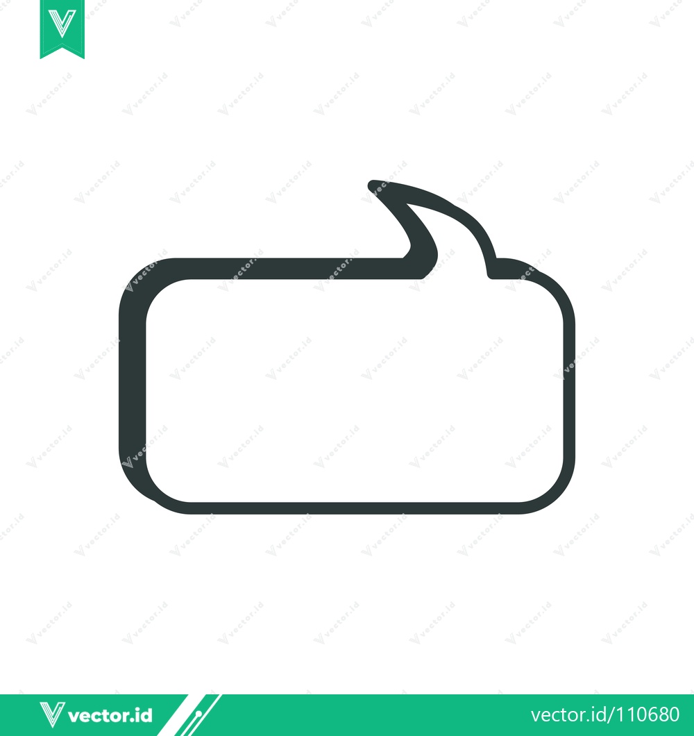 Premium Vector dari Speech Bubble Icon Vector Illustration