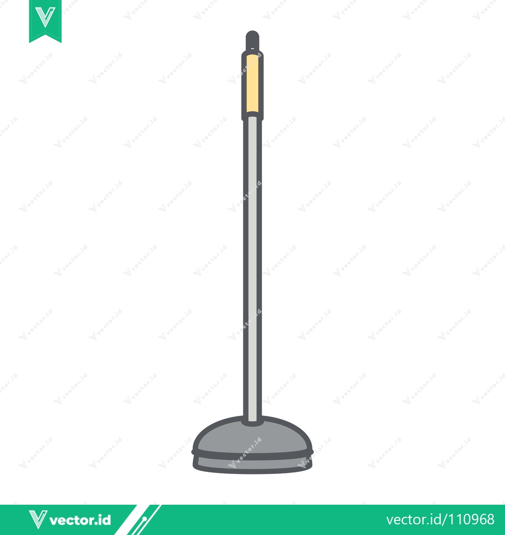Premium Vector dari Simple Illustration of a Microphone Stand