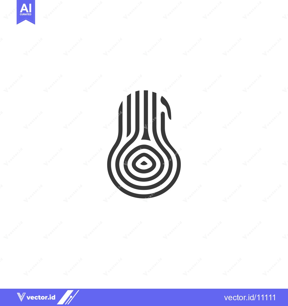 Premium Vector dari Abstract Circular Design with Concentric Lines