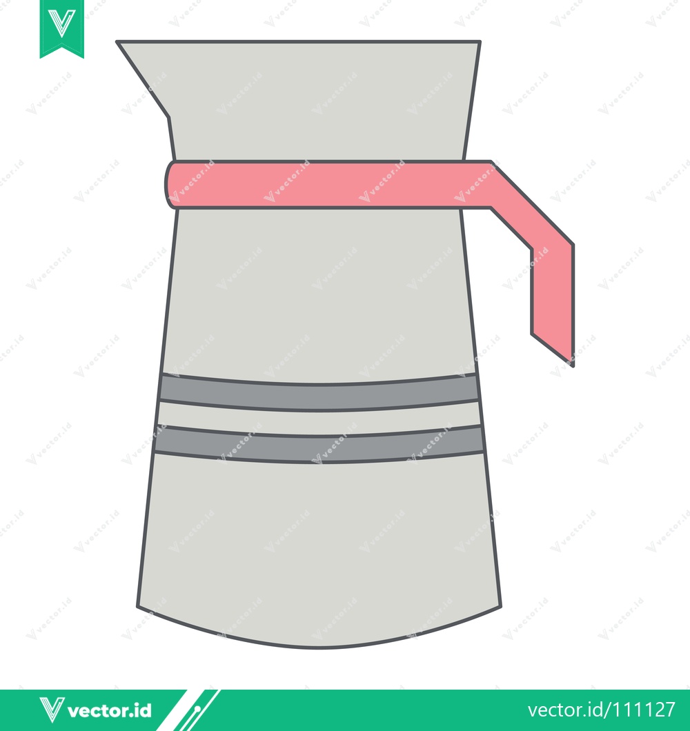 Premium Vector dari Minimalist illustration of a coffee maker with a pink handle accent