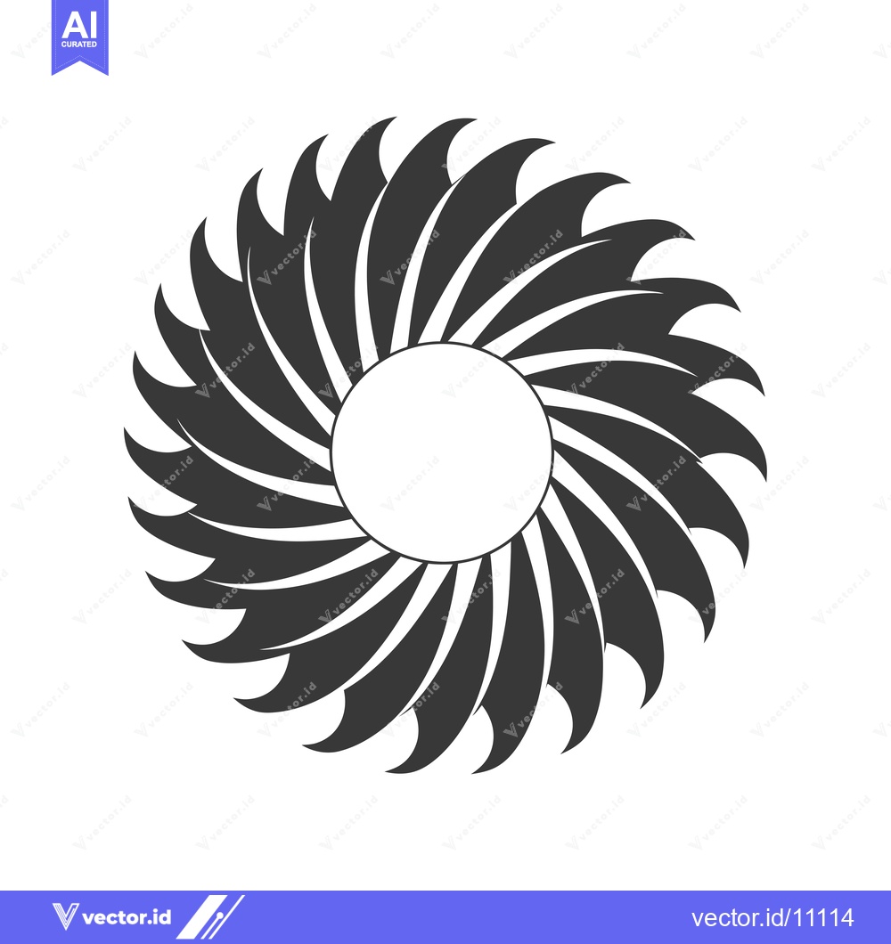 Premium Vector dari Abstract circular design with curved lines forming a sunburst pattern