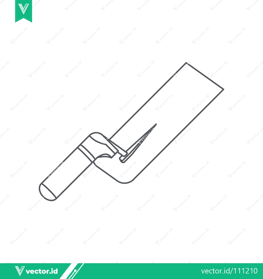 Premium Vector dari Illustration of a Trowel Tool for Construction and DIY Projects