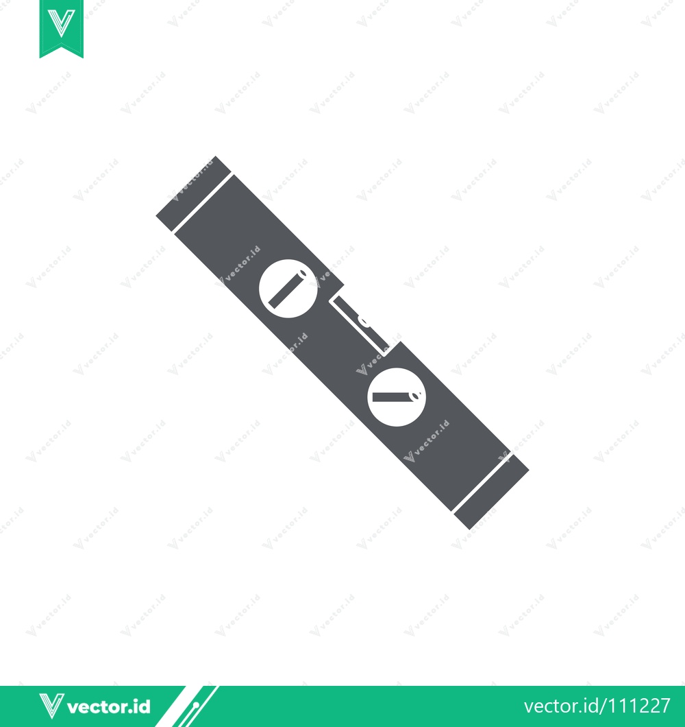 Premium Vector dari Simple Icon of a Spirit Level Tool