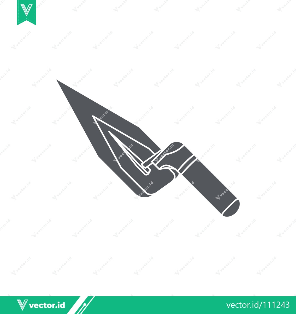 Premium Vector dari Illustration of a Trowel Tool
