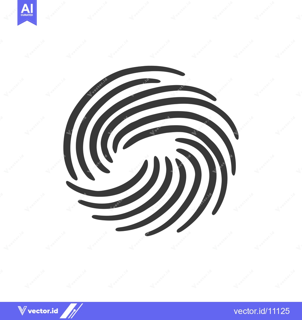 Premium Vector of Abstract circular design with swirling lines