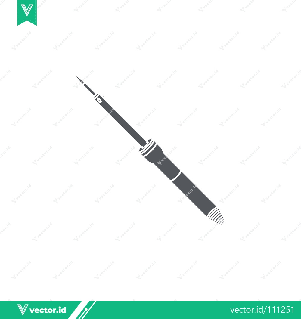 Premium Vector of Soldering Iron Tool for Electronics Repair and DIY Projects