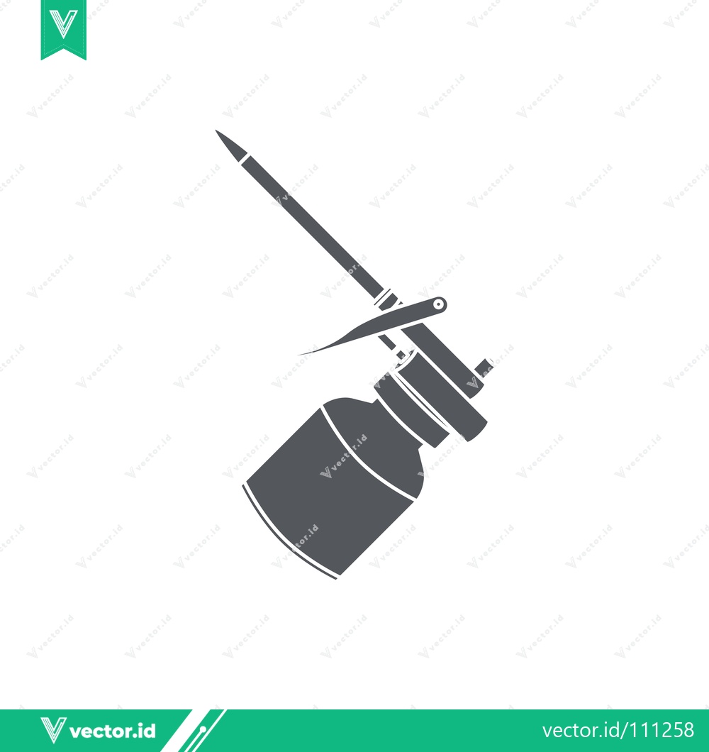 Premium Vector of Foam Gun Tool Icon Vector Illustration