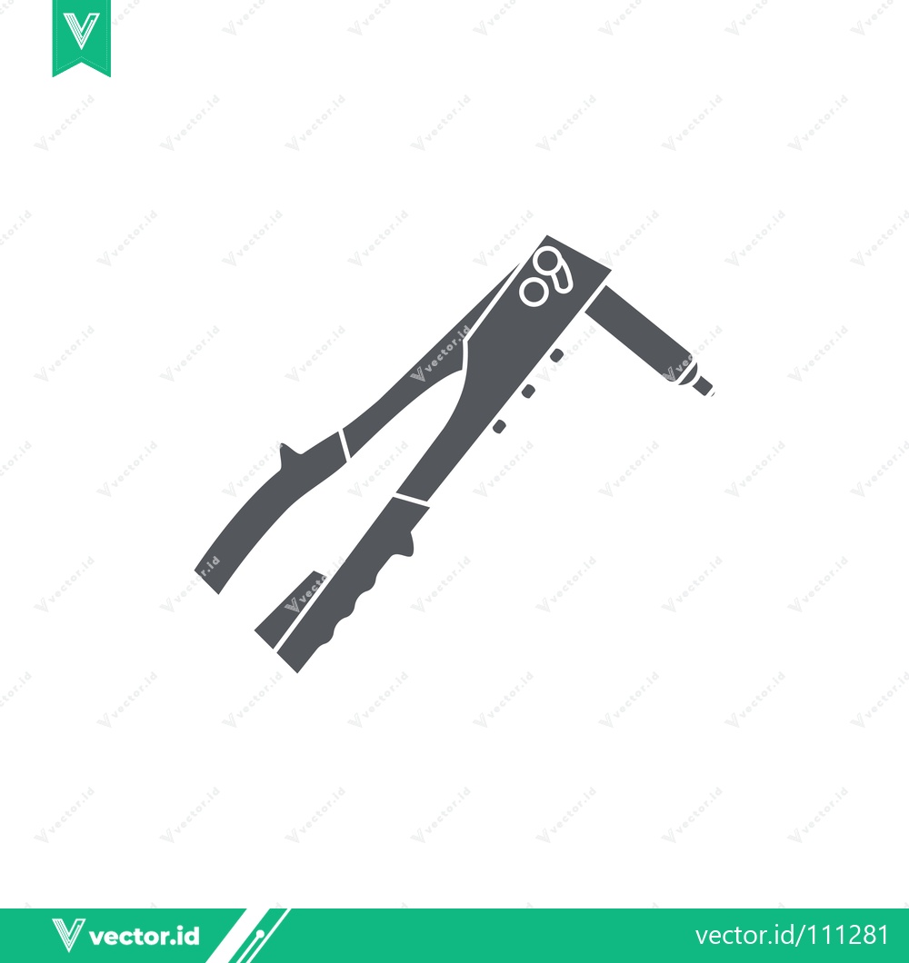 Premium Vector dari Riveter Tool Icon Vector Illustration