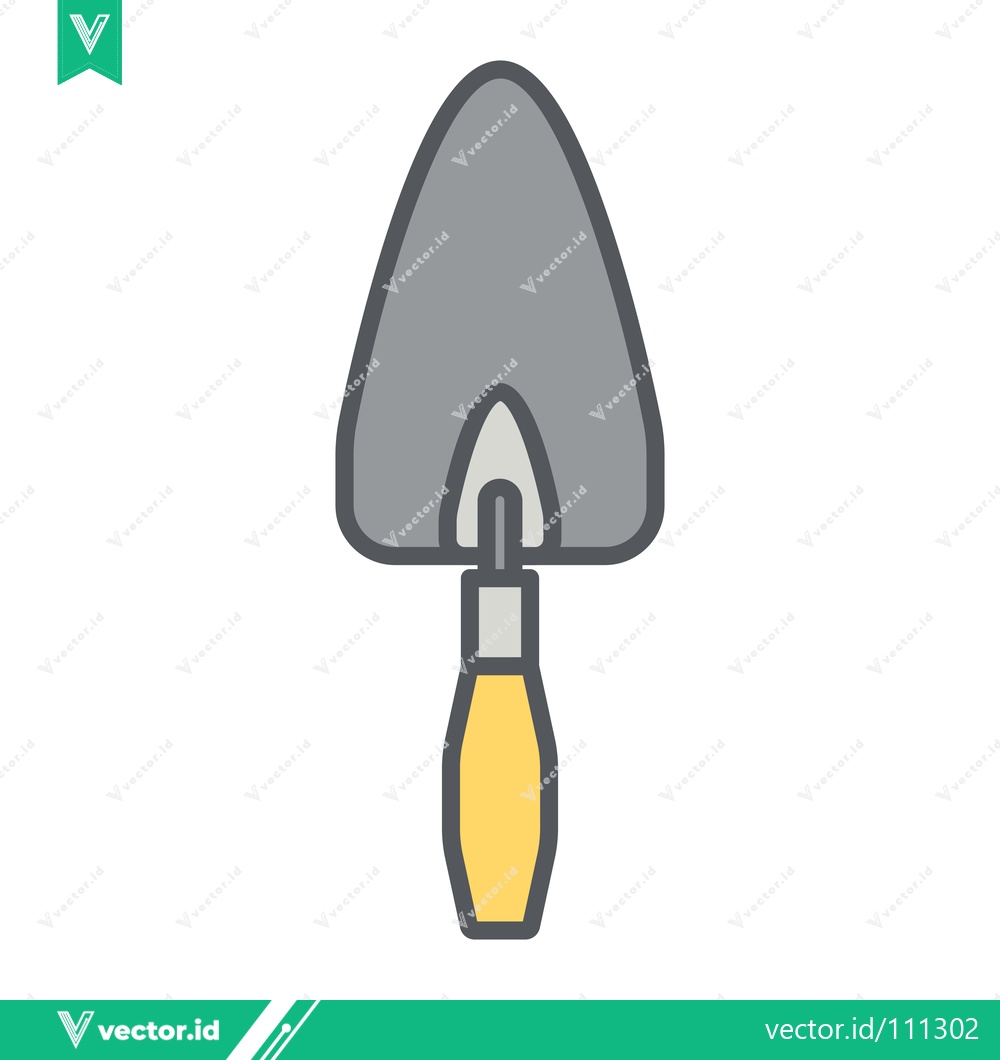 Premium Vector of Simple Illustration of a Garden Trowel Tool