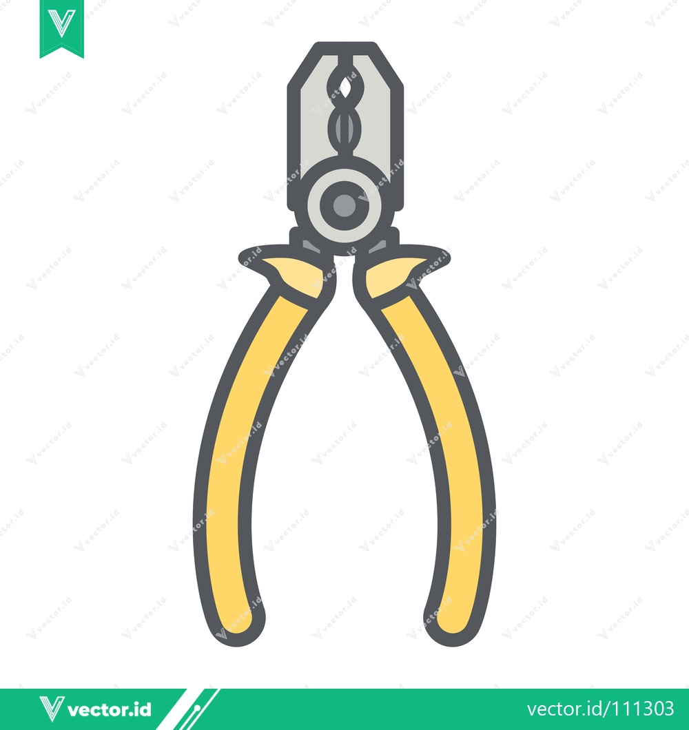 Premium Vector dari Flat Design Illustration of Pliers Tool