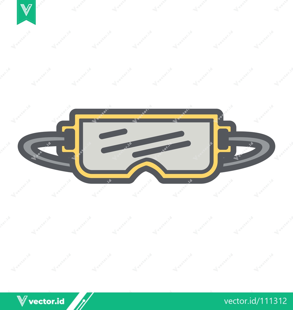 Premium Vector dari Virtual Reality Goggles Icon for Digital Experiences