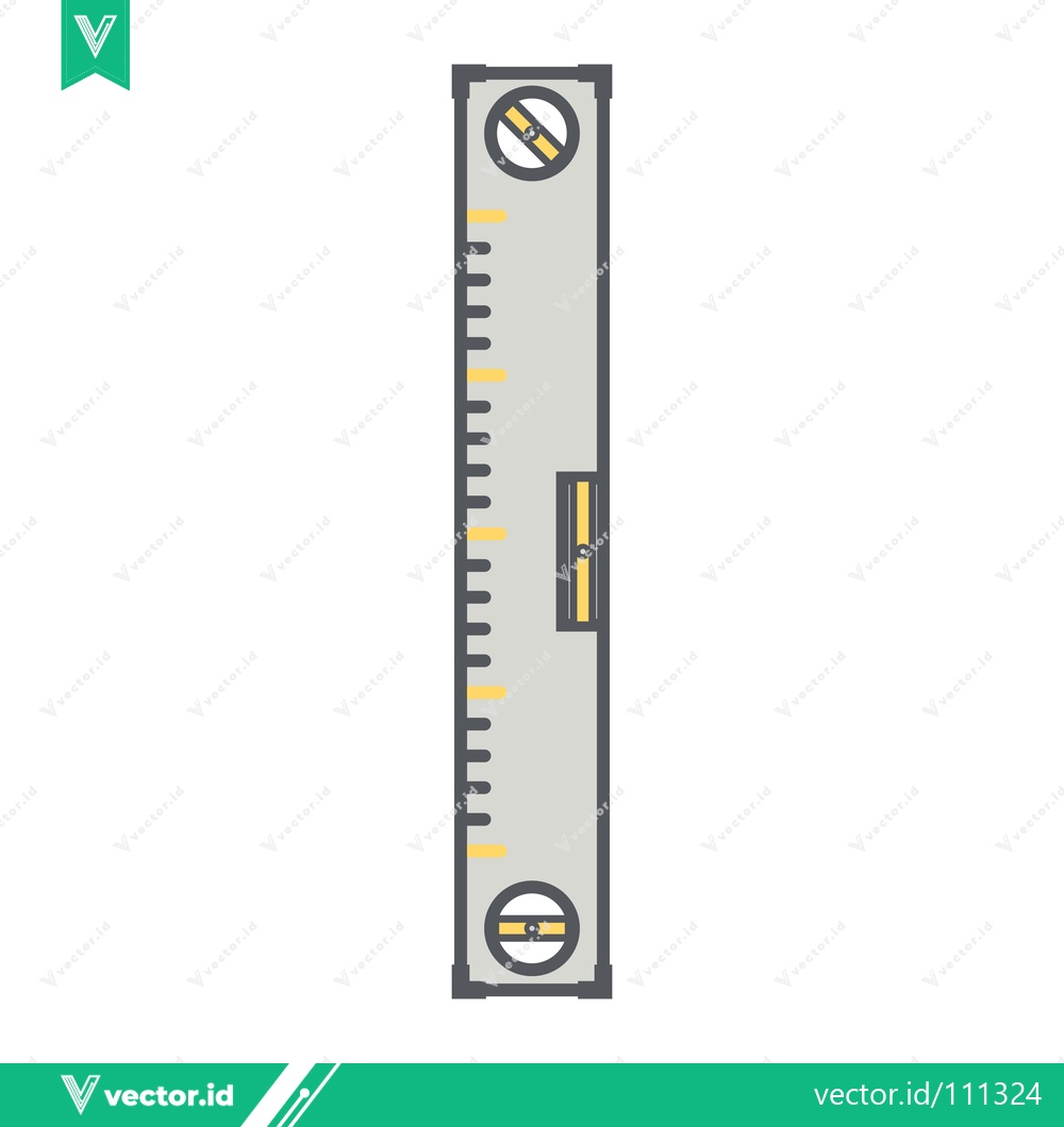 Premium Vector of Spirit Level Tool for Measuring Flatness