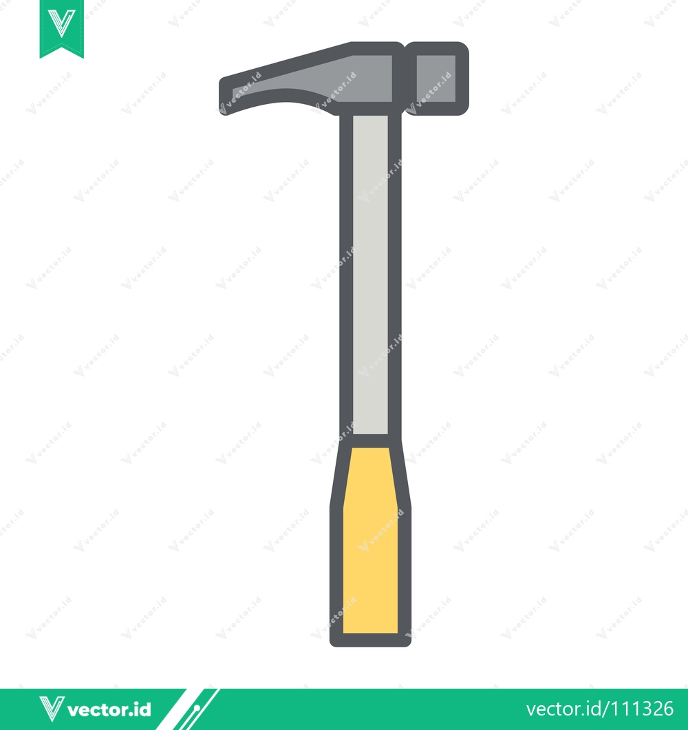 Premium Vector of Illustration of a Claw Hammer Tool