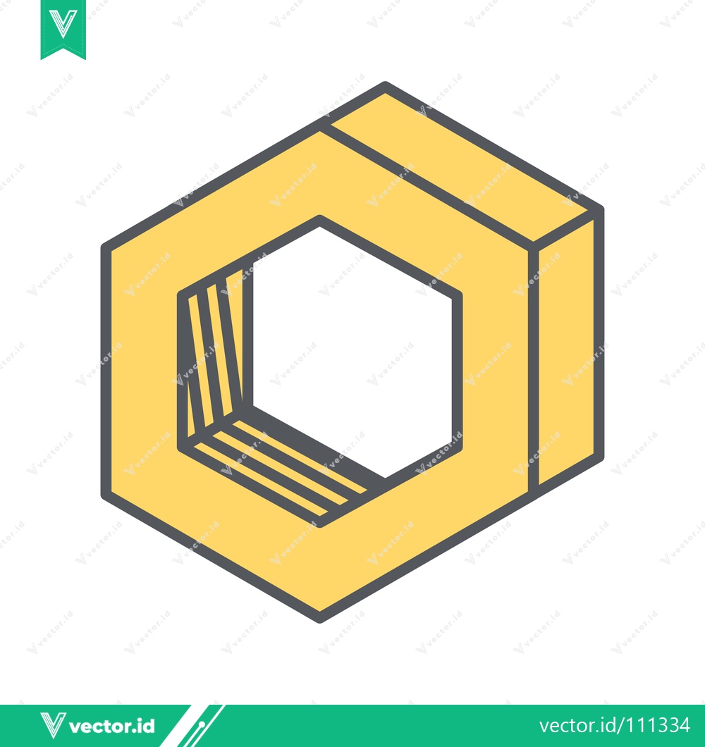 Premium Vector dari Abstract Hexagonal Shape Geometric Design