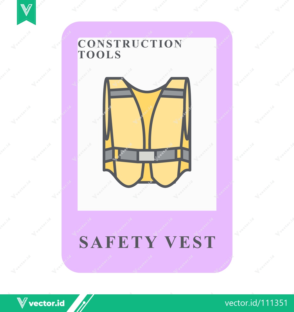 Premium Vector dari High Visibility Safety Vest for Construction Workers