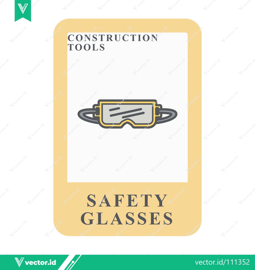 Premium Vector dari Safety Glasses for Construction Work
