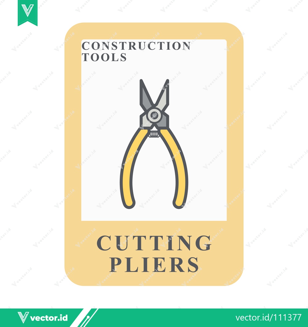 Premium Vector of Illustration of Cutting Pliers a Construction Tool