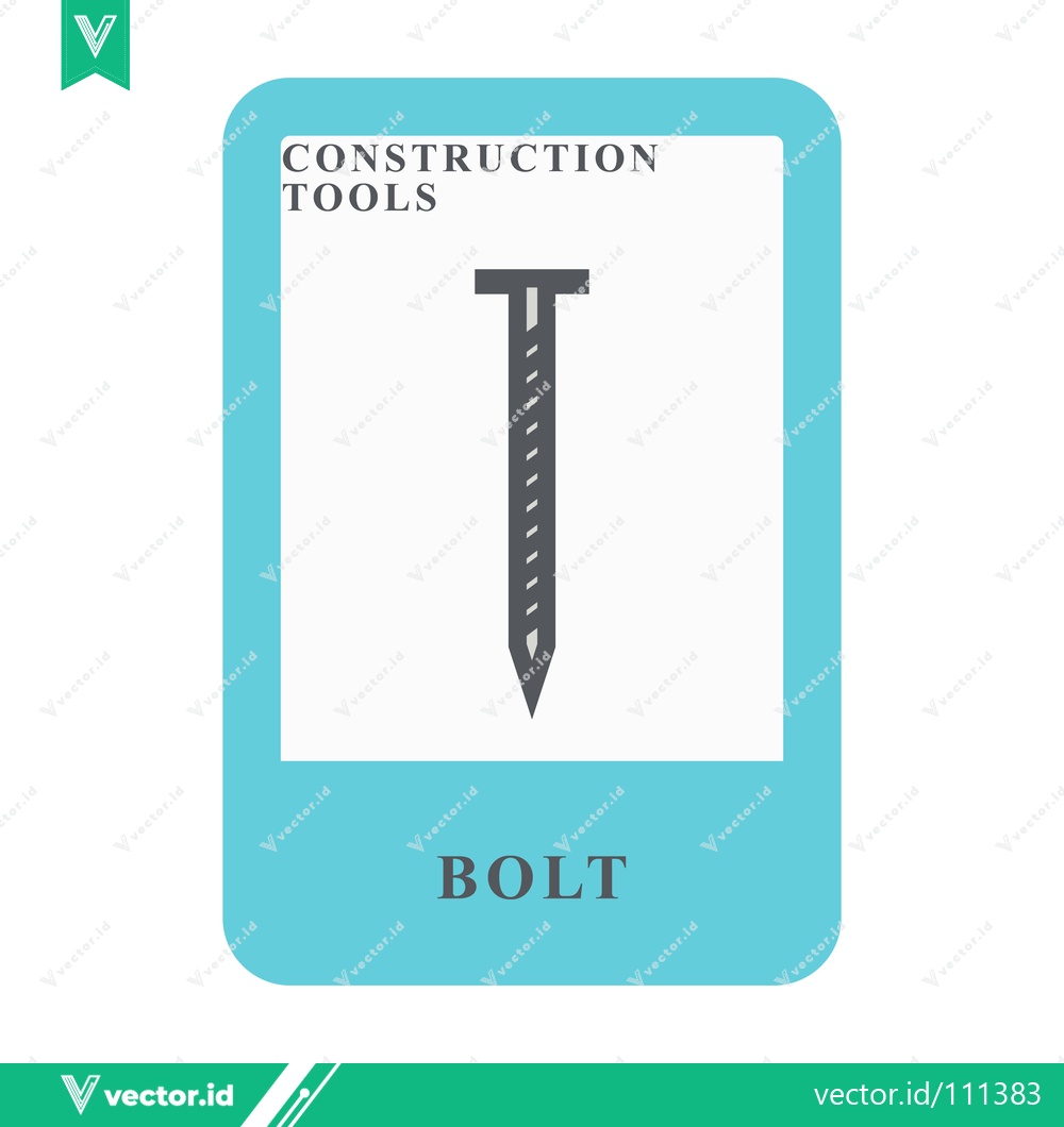 Premium Vector dari Illustration of a Screw Bolt a Construction Tool