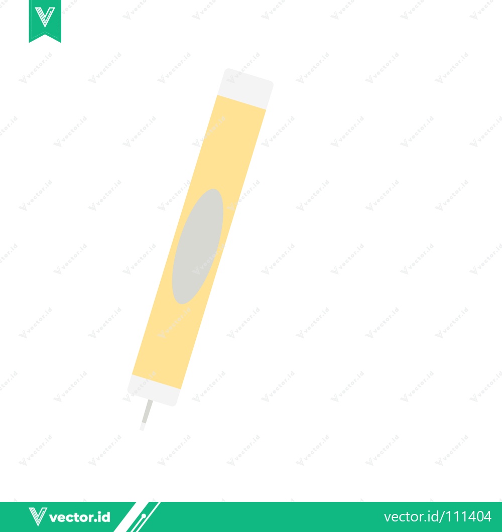 Premium Vector dari Yellow highlighter pen isolated on white background