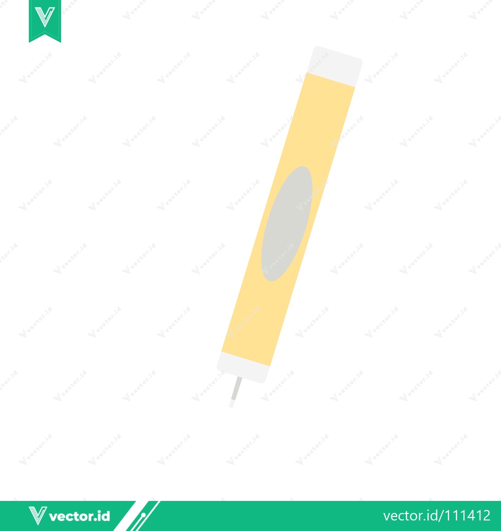 Premium Vector dari Simple Yellow Pen Illustration
