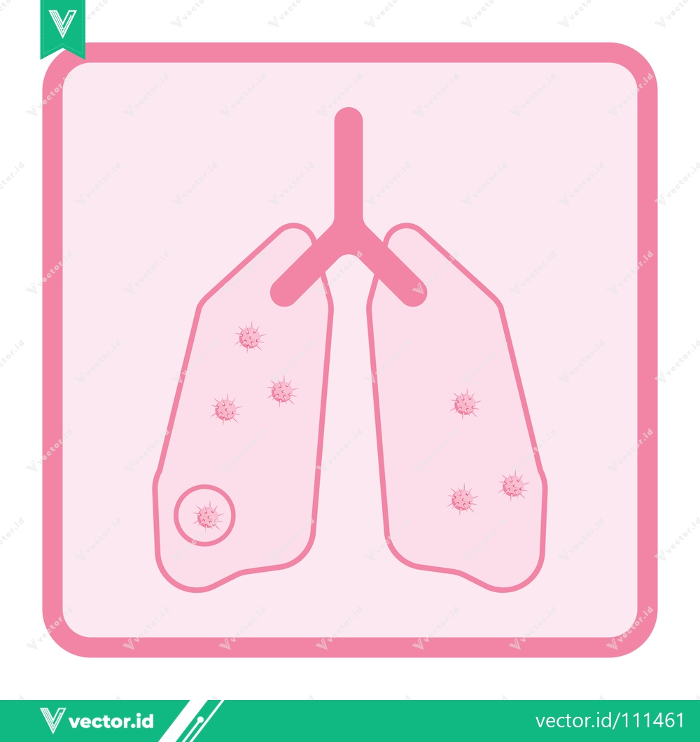 Premium Vector dari Illustration of Lungs with Cancerous Nodules