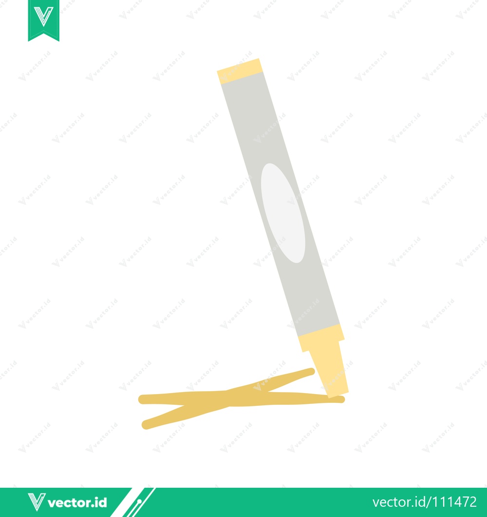 Premium Vector dari Minimalist Illustration of a Single Cigarette with Matches