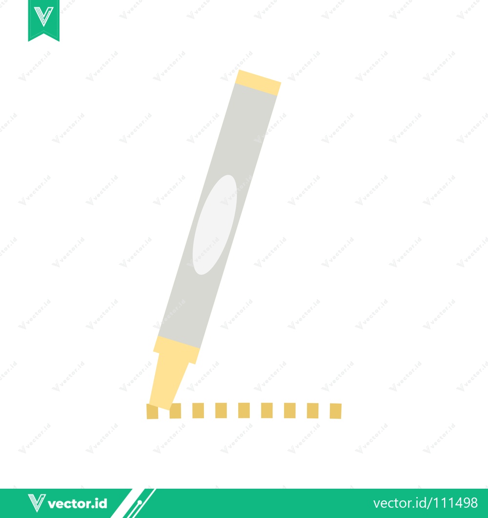 Premium Vector dari Highlighting Marker Drawing Dashed Line