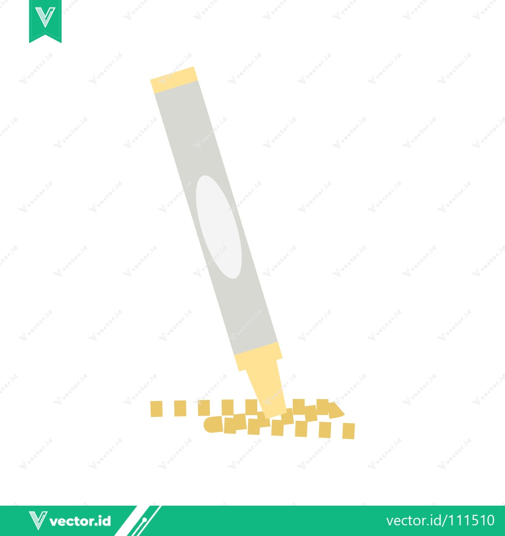 Premium Vector of Illustration of a Highlighter Pen Creating Text