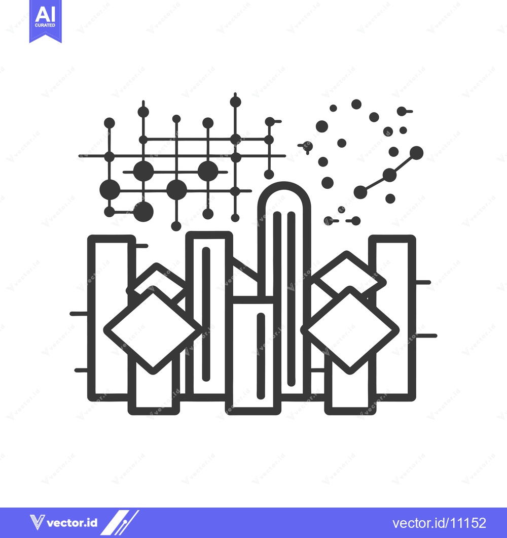 Premium Vector dari Abstract Data Visualization with Charts and Geometric Shapes