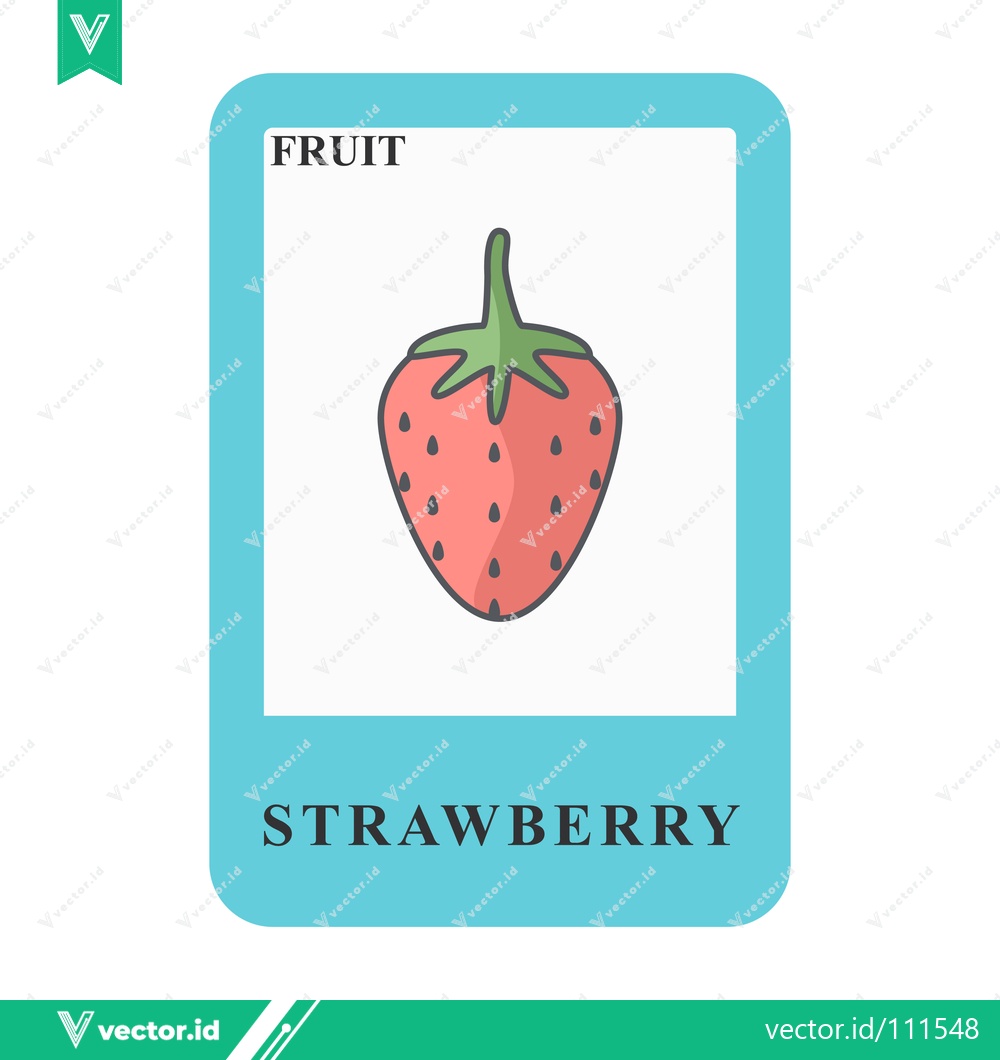 Premium Vector dari Illustration of a Strawberry Fruit for Educational Purposes