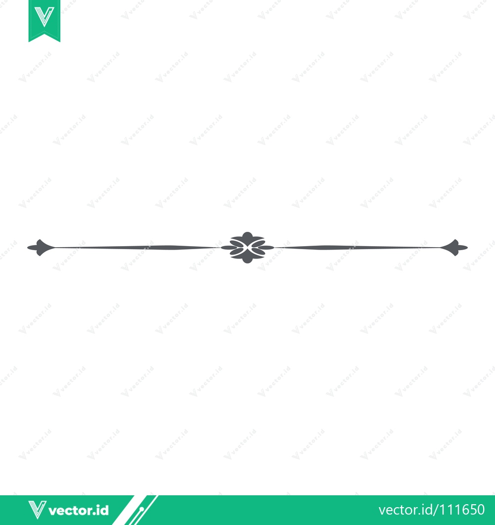 Premium Vector dari Elegant Decorative Line Divider with Ornate Flourish