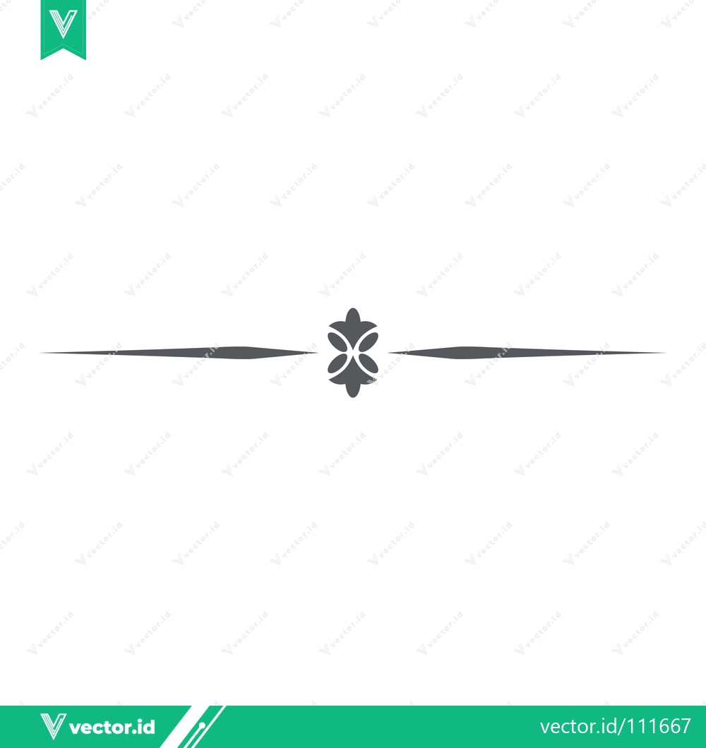 Premium Vector dari Elegant Decorative Flourish Element for Design