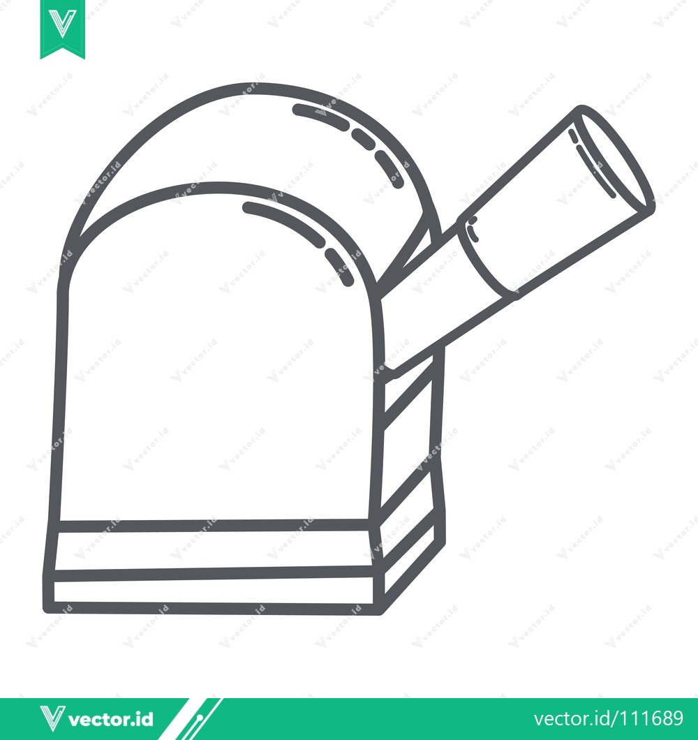 Premium Vector of Simple Line Drawing of a Watering Can