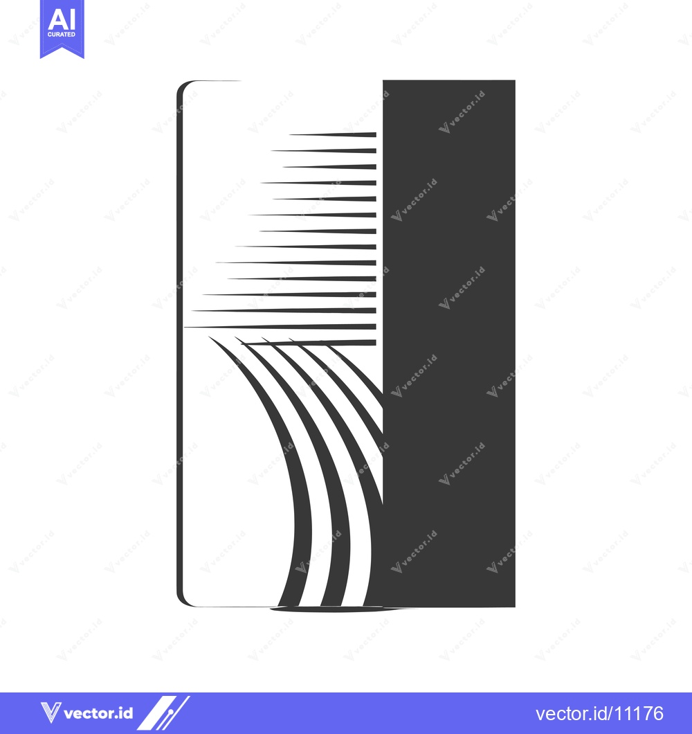 Premium Vector dari Abstract design with black lines on a white background