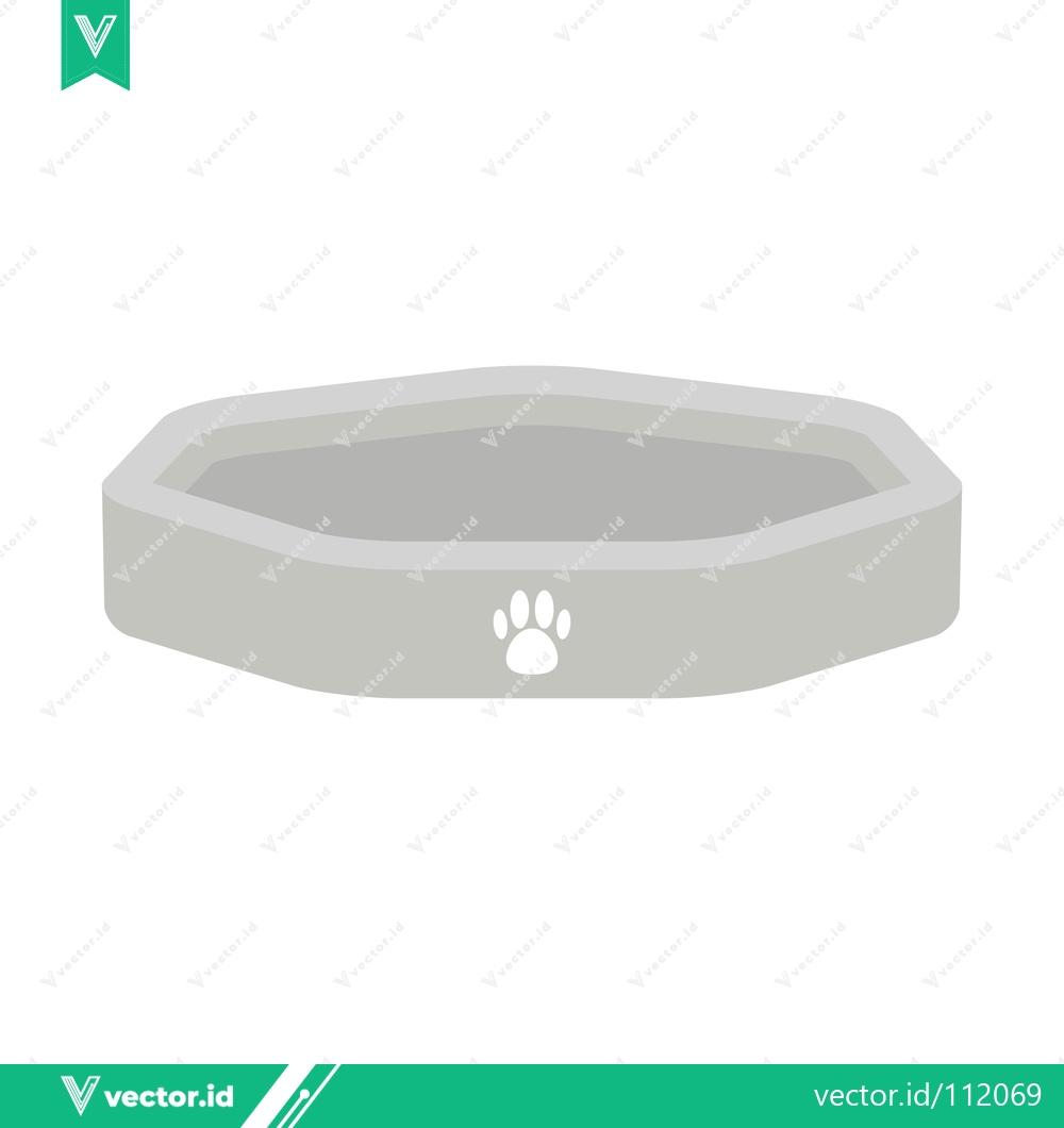 Premium Vector dari Pet Food Bowl with Paw Print Icon