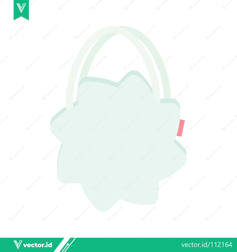 Premium Vector of Minimalist Light Blue Star Shaped Bath Sponge with Handle