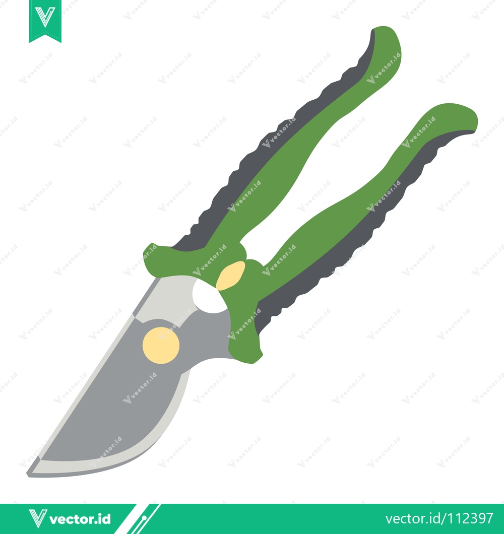 Premium Vector dari Gardening Tool Pruning Shears for Cutting Branches