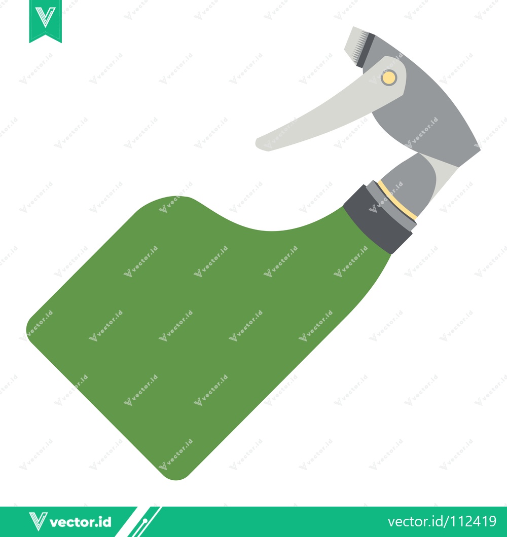 Premium Vector dari Green Spray Bottle for Cleaning and Gardening