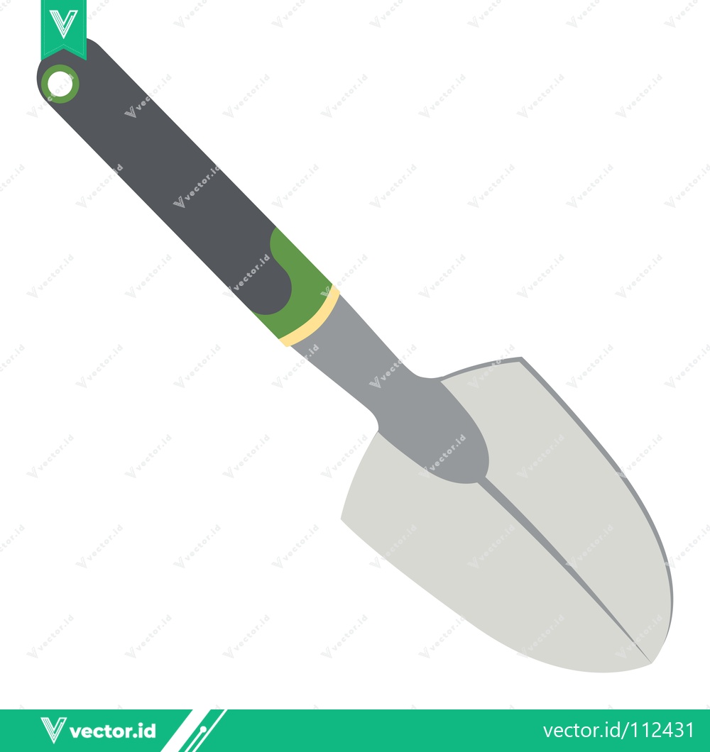 Premium Vector dari Gardening Hand Trowel Tool for Planting and Digging