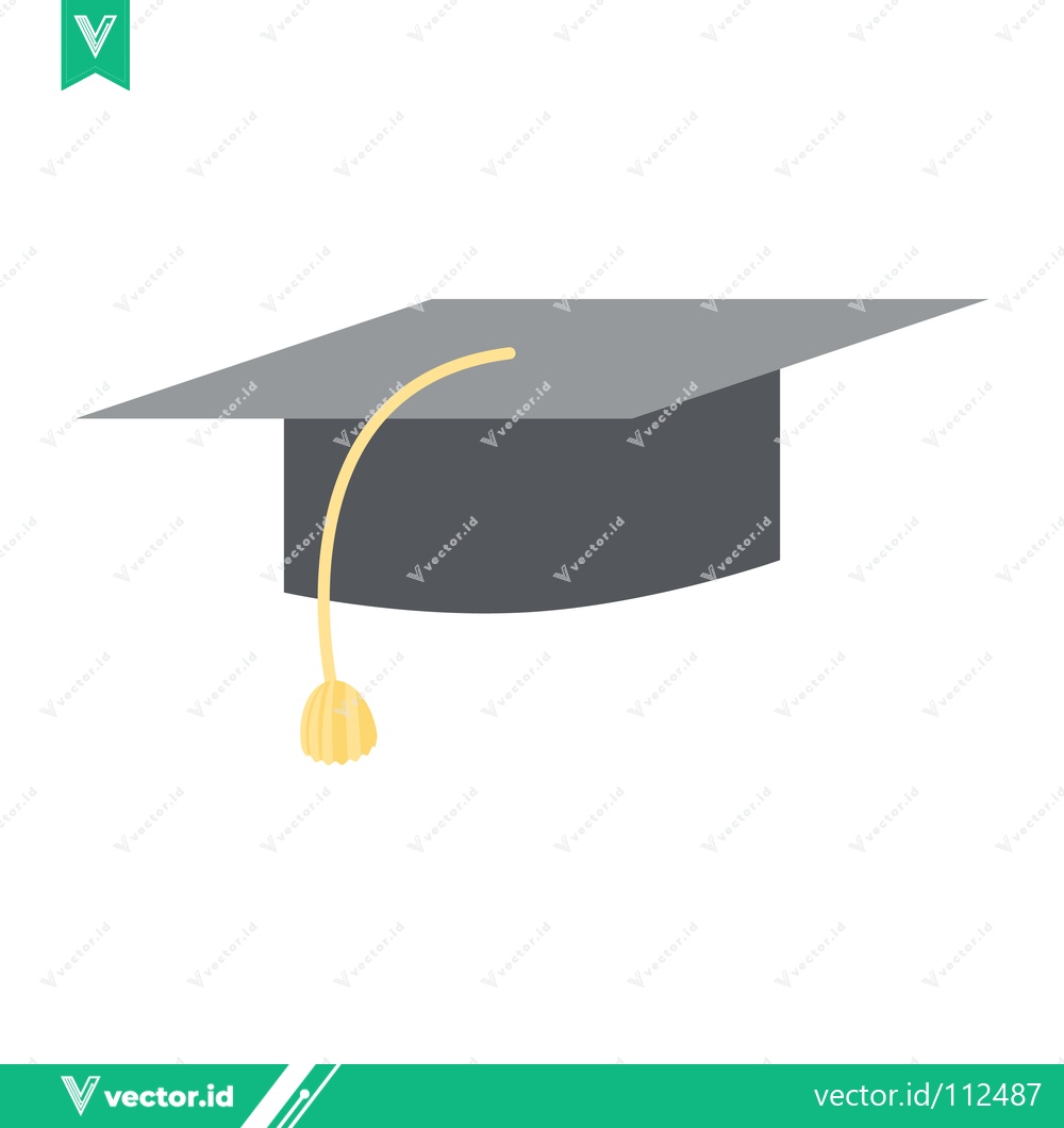 Premium Vector dari Graduation Cap Icon Vector Illustration