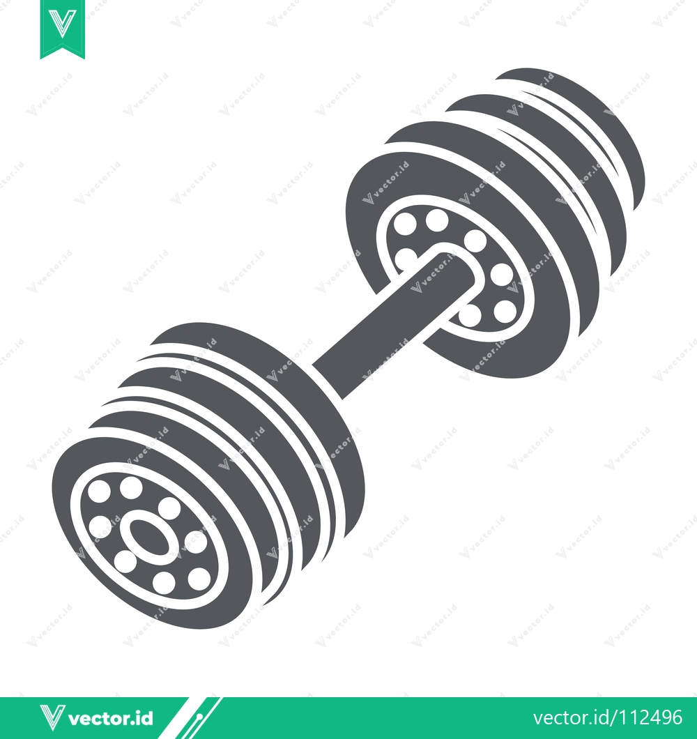 Premium Vector of Adjustable Dumbbell Icon for Fitness and Weightlifting