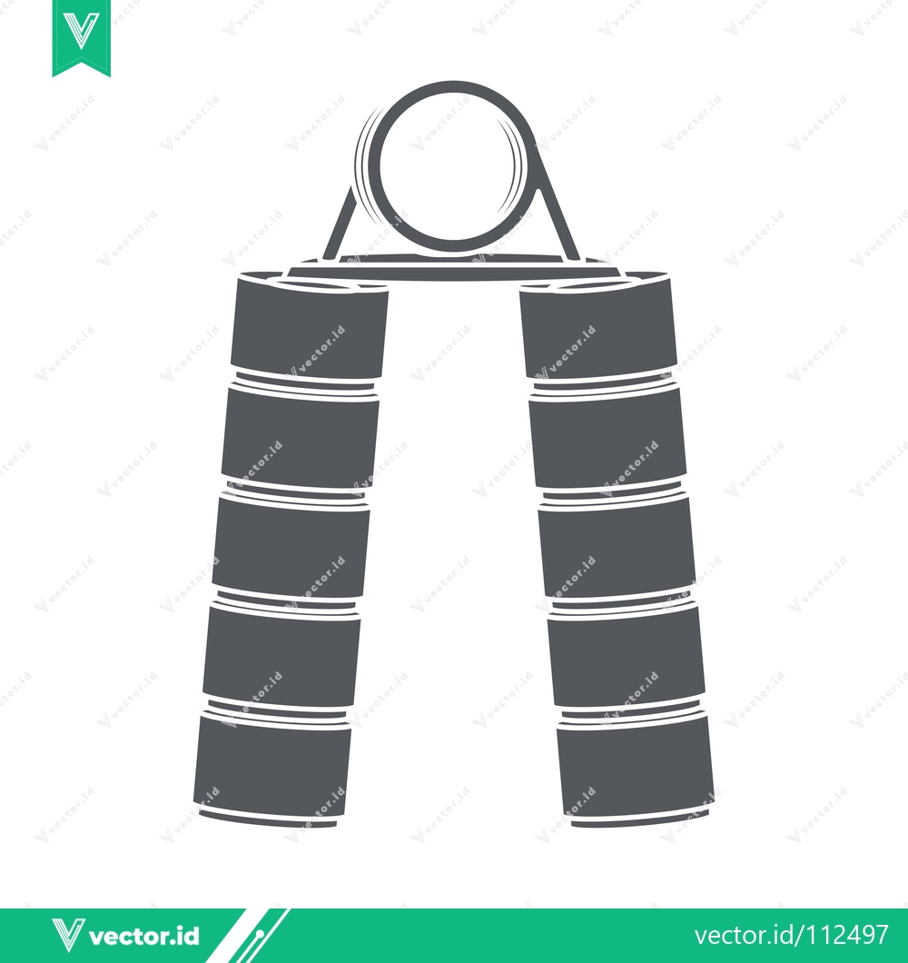 Premium Vector of Hand Grip Strengthener Icon for Fitness and Exercise