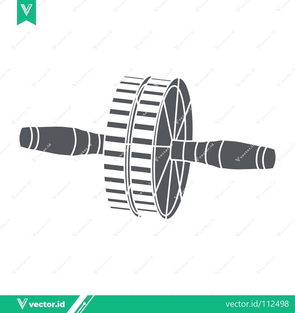 Premium Vector of Abdominal Exercise Roller Wheel for Core Strength Training