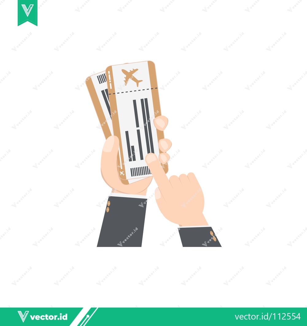 Premium Vector of Hand Holding Tickets for Event or Travel