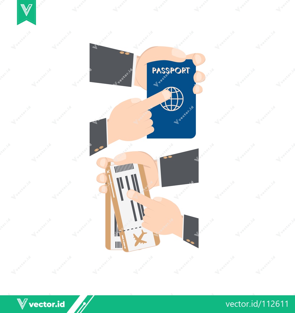 Premium Vector dari Travel Document Verification and Boarding Pass Check