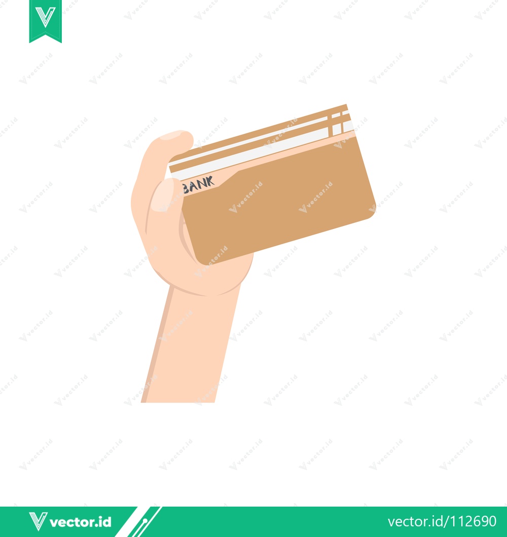 Premium Vector of Hand Holding a Credit Card for Payment