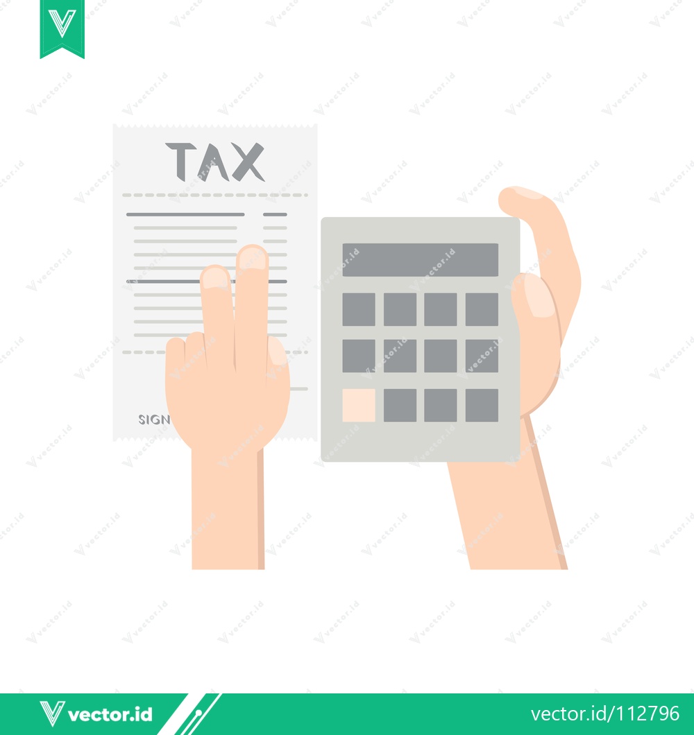 Premium Vector dari Tax Calculation and Financial Planning with Calculator and Document