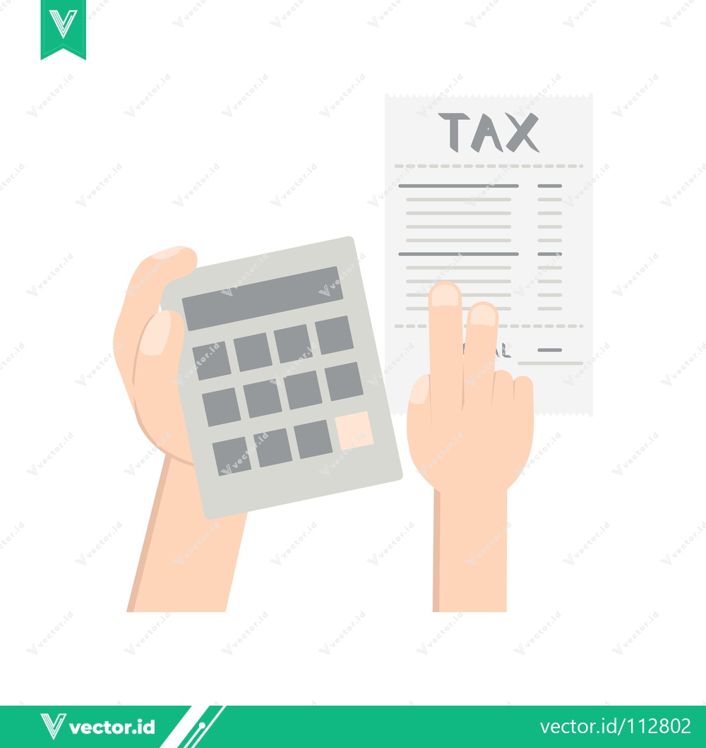 Premium Vector dari Tax Calculation and Analysis with Calculator and Document