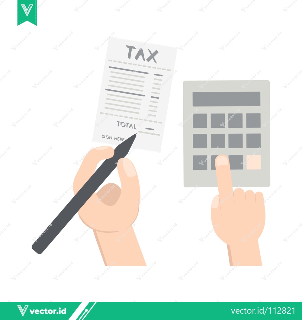 Premium Vector dari Tax Calculation and Payment Illustration