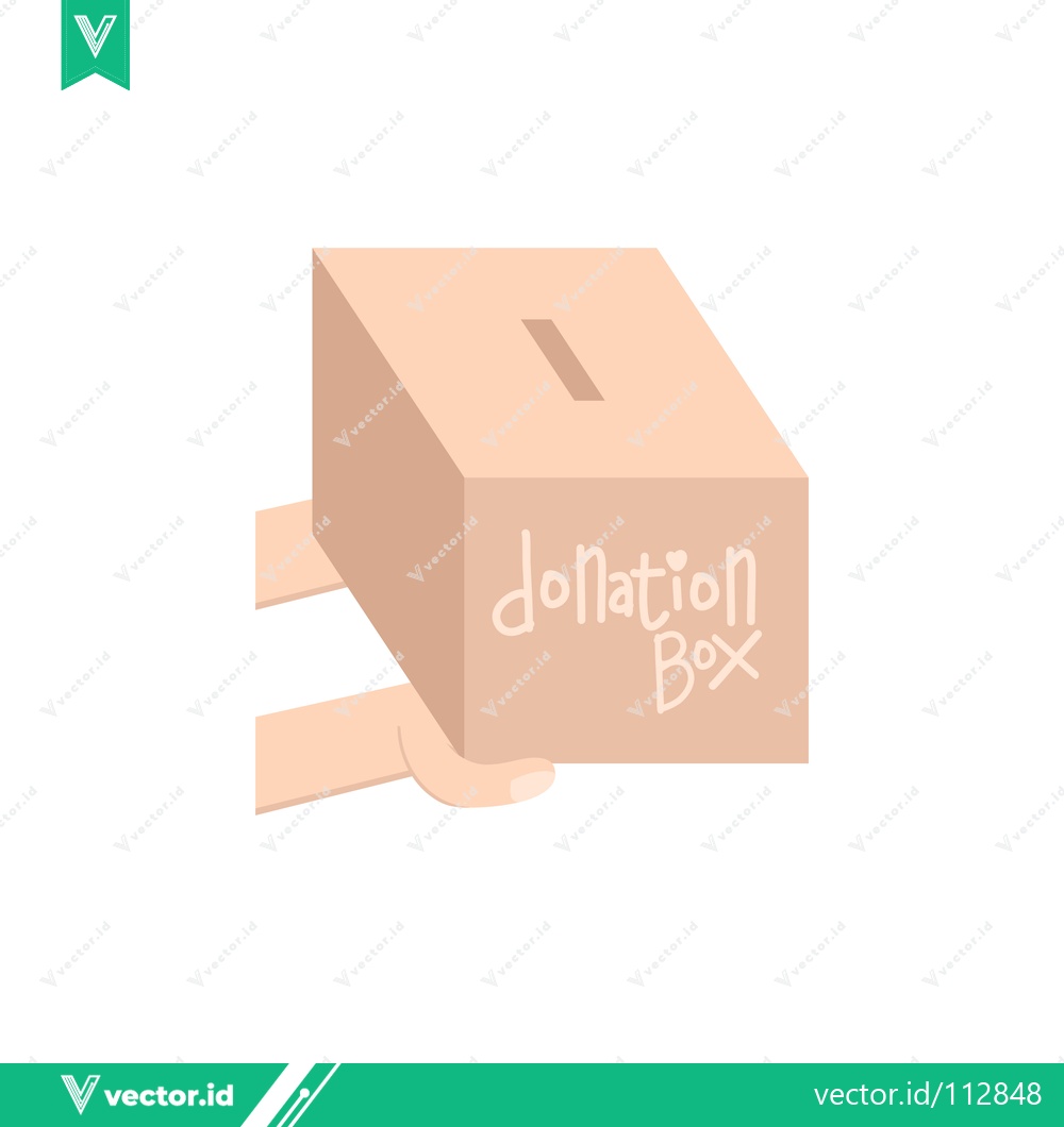 Premium Vector dari Donation Box Illustration for Charity and Giving